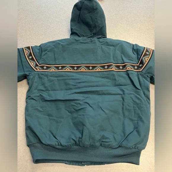 Carhartt Montana Loose Fit Duck Active Jacket—Greenstone Large - Picture 5 of 10